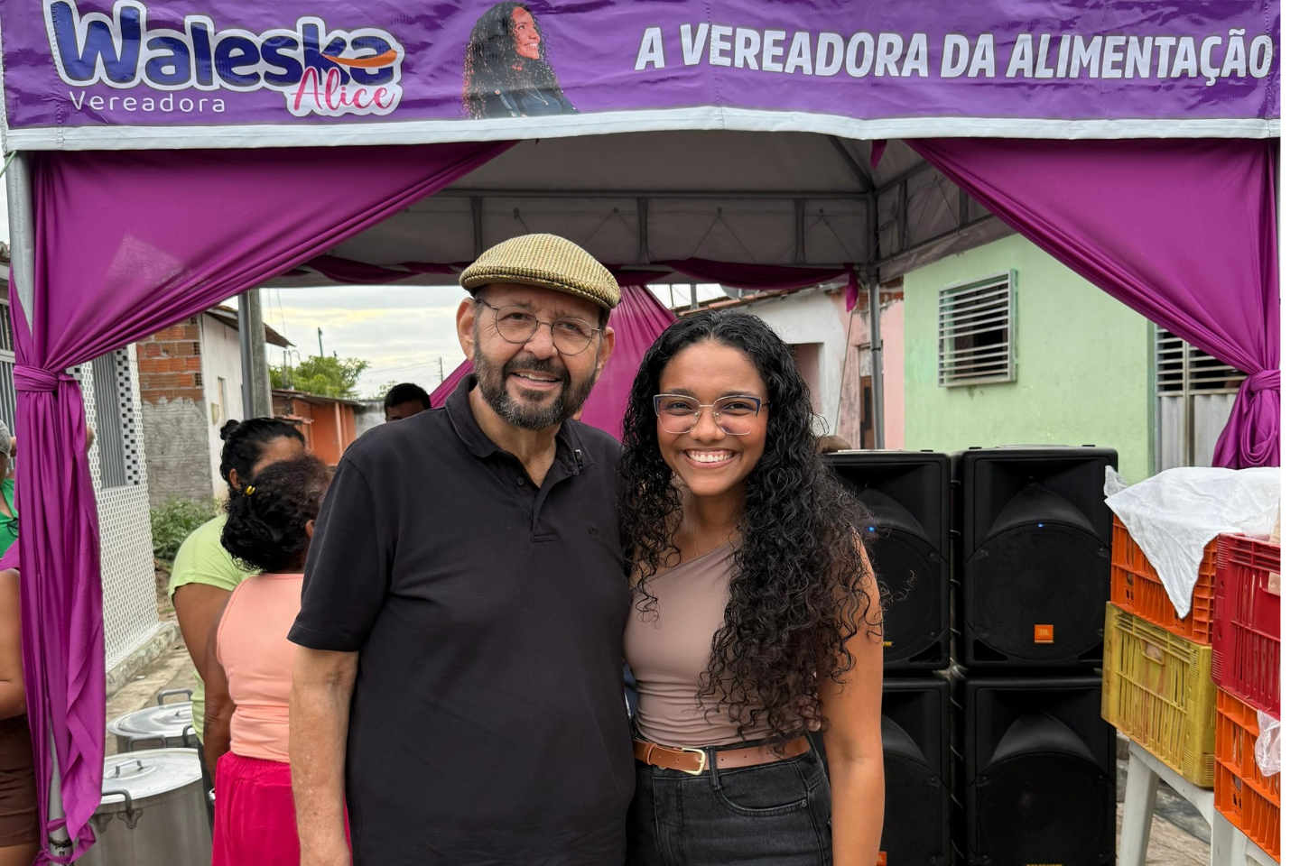 Deputado Gustavo Carvalho participa da inauguração da Tenda Solidária em Piquiri, Canguaretama