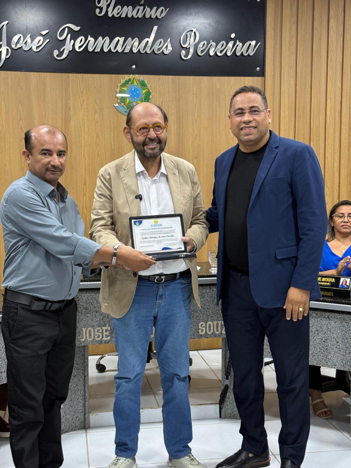 Gustavo Carvalho - Cidadão Ruy-Barbosense